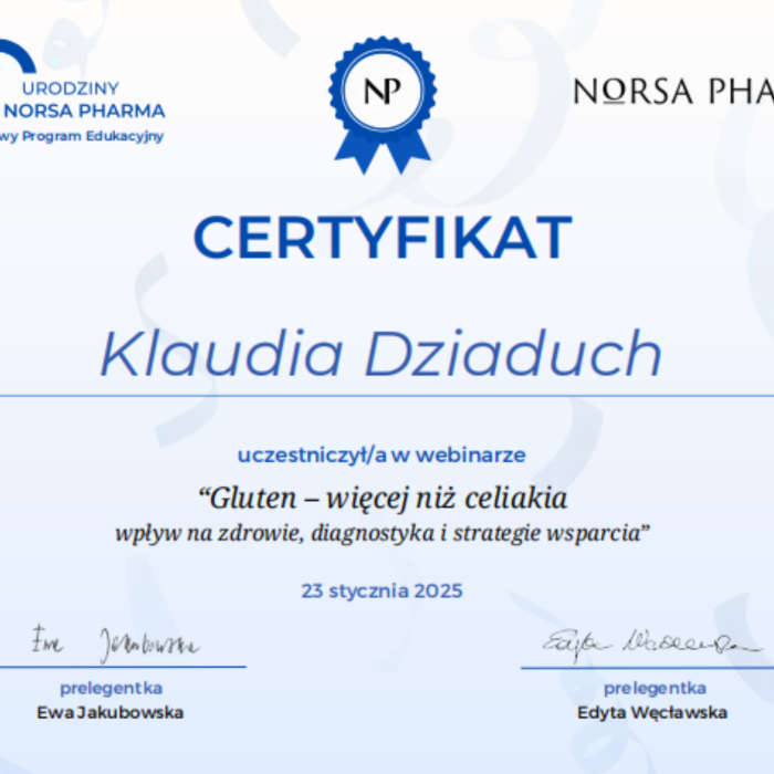 Granatowy Złoty Klasyczny Elegancki Dyplom Uznania Orientacja Pozioma